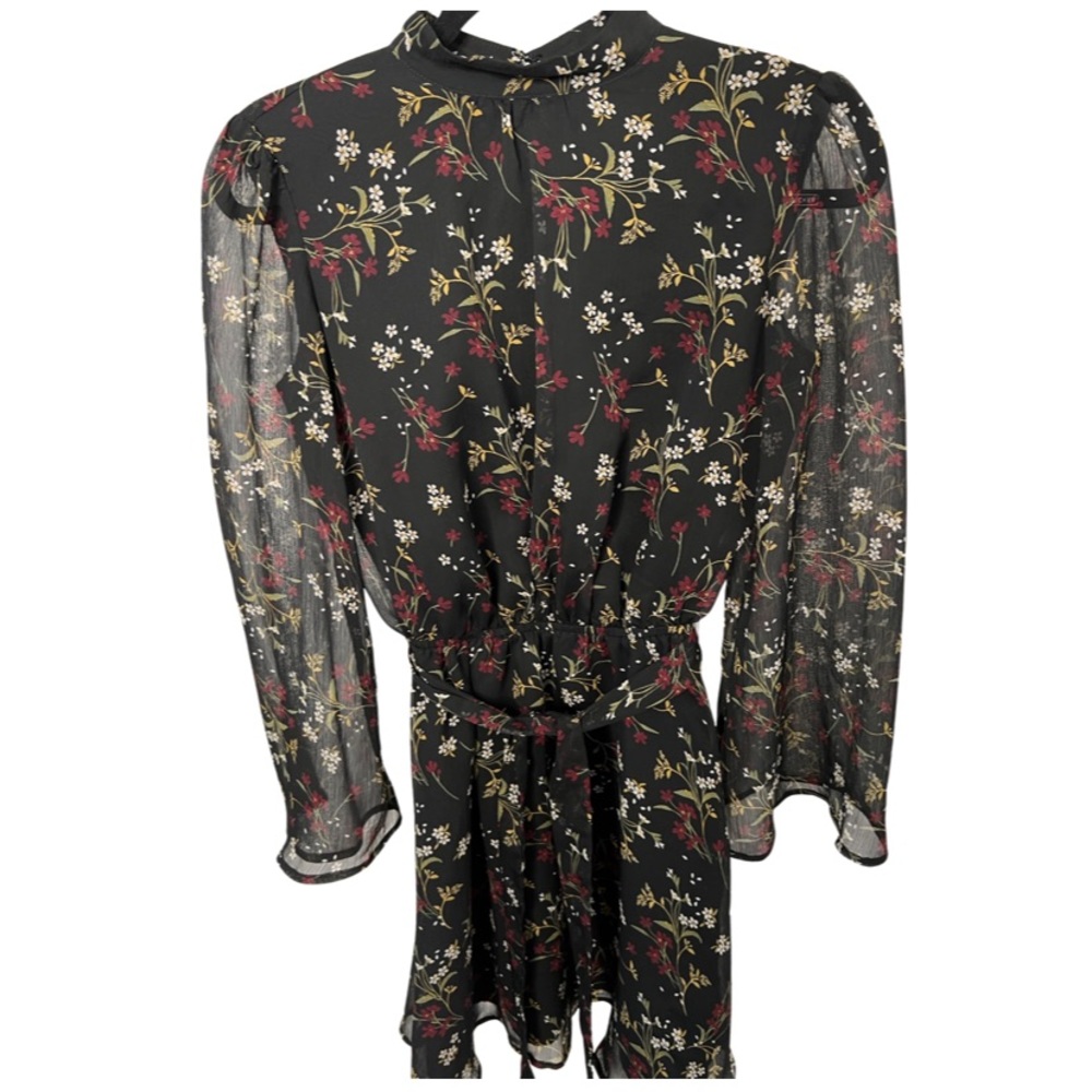 BB Dakota Floral High Neck Dress